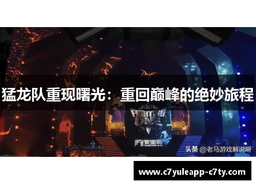 猛龙队重现曙光：重回巅峰的绝妙旅程