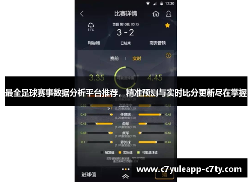 最全足球赛事数据分析平台推荐，精准预测与实时比分更新尽在掌握